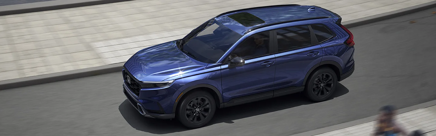 new Honda CR-V Hybrid Sport driving