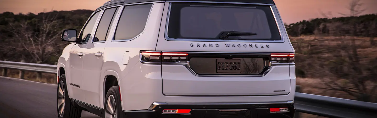 2024 Grand Wagoneer Specs black color and side view