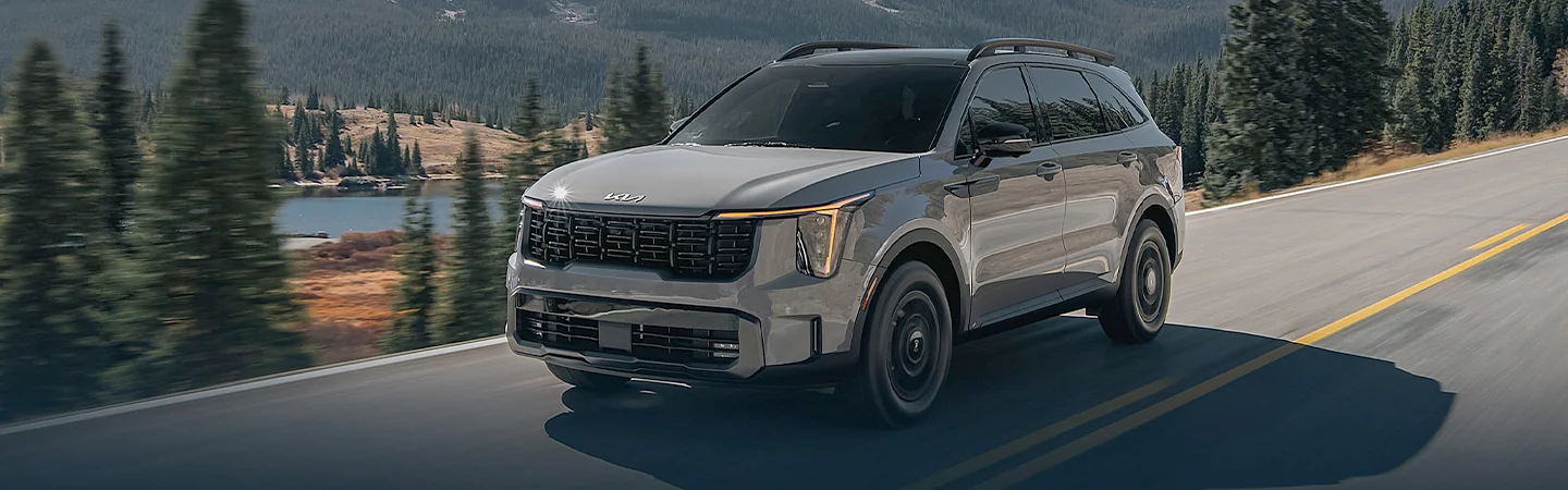 2024 Kia Sorento Specs grey color front view