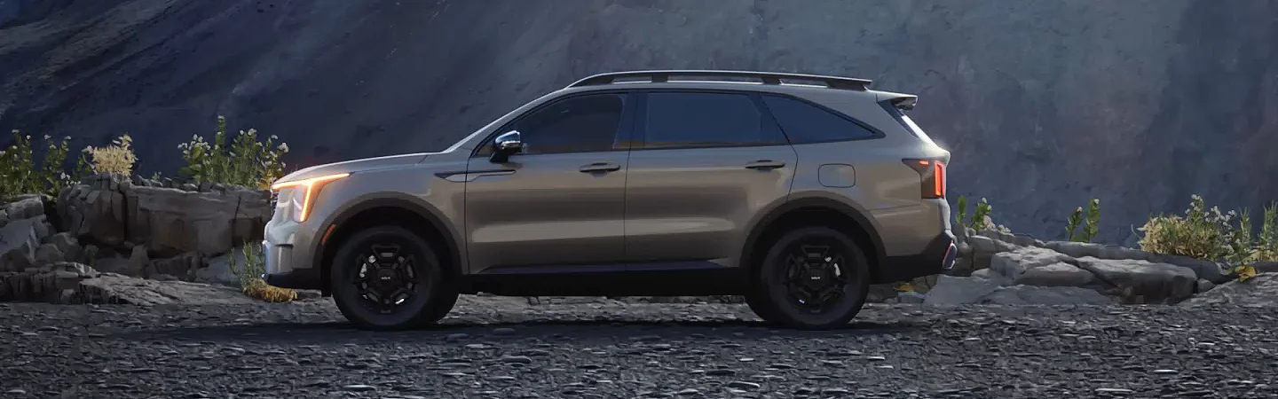 2024 Kia Sorento Specs grey color side view