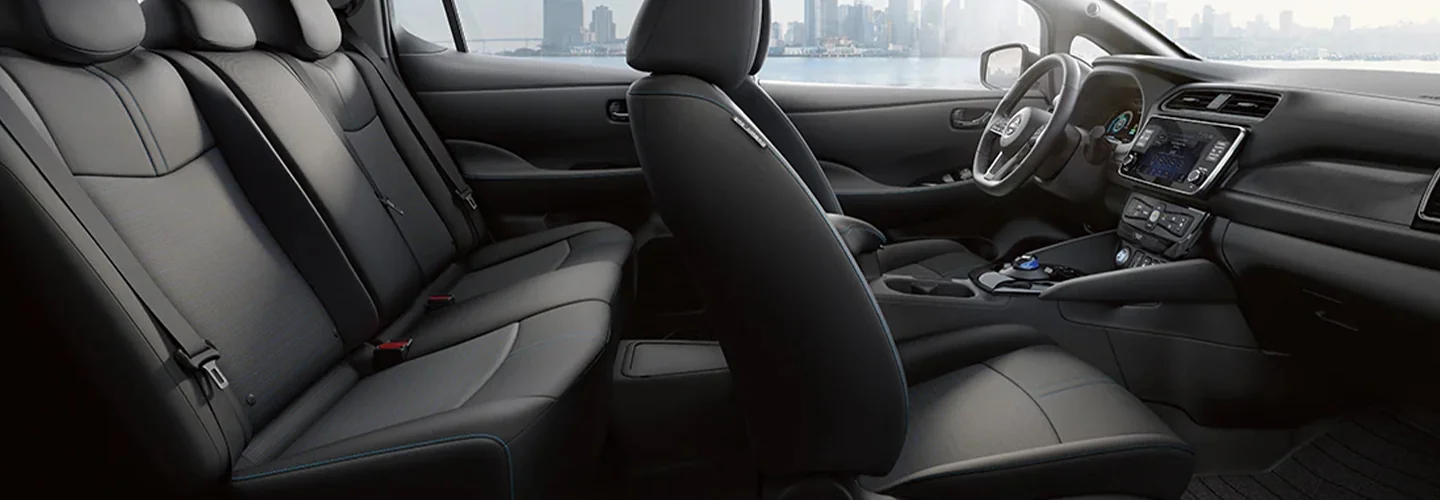 Side view of the interior of a 2025 Nissan Leaf