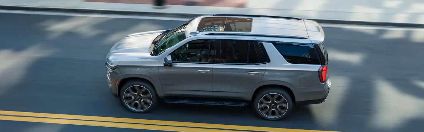 top view 2025 Chevy Tahoe