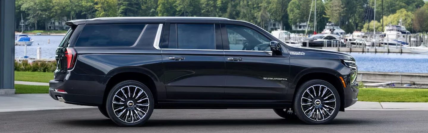 passenger side view of a 2025 Chevrolet Suburban