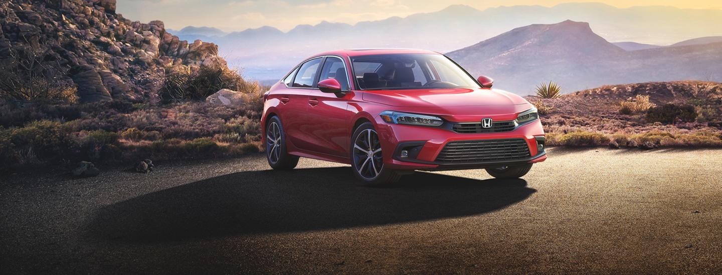 red 2022 Honda Civic