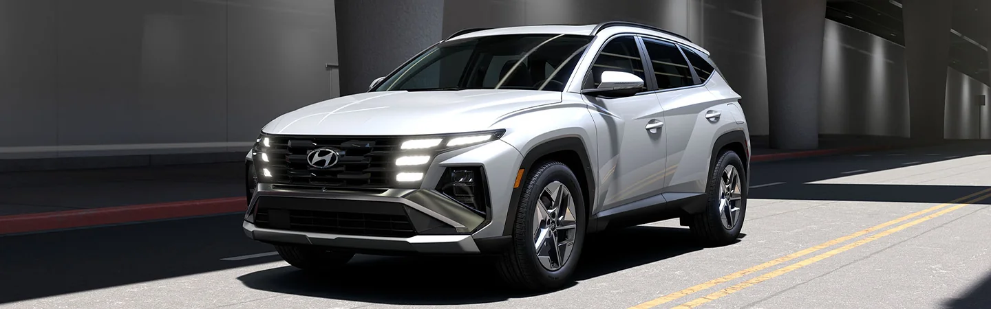 white 2025 Hyundai Tucson