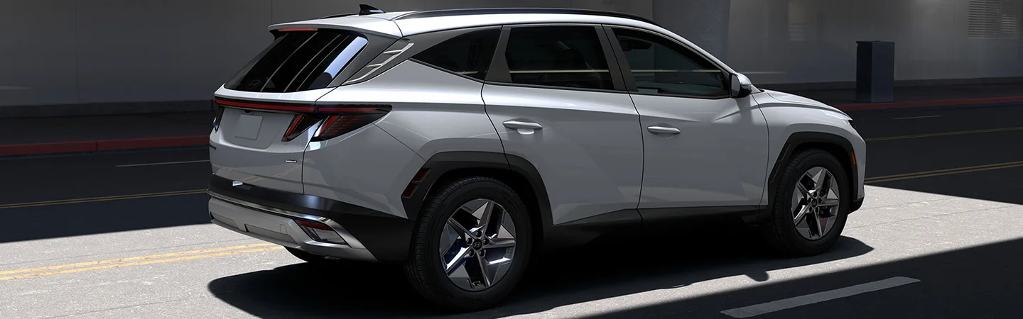 rear view of a 2025 Hyundai Tucson
