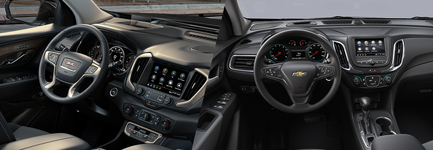 MC Terrain vs Chevrolet Equinox interiorimage