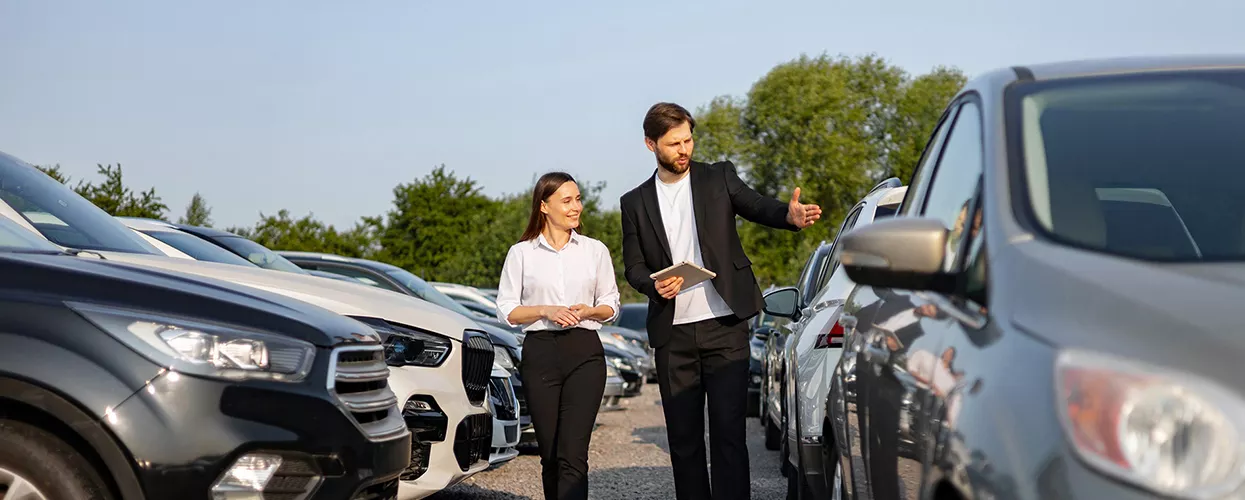 New and used Honda vehicles on the lot at Honda of Gainesville