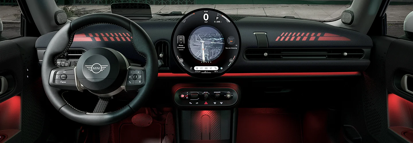interior view of a 2026 MINI Cooper 2-Door C