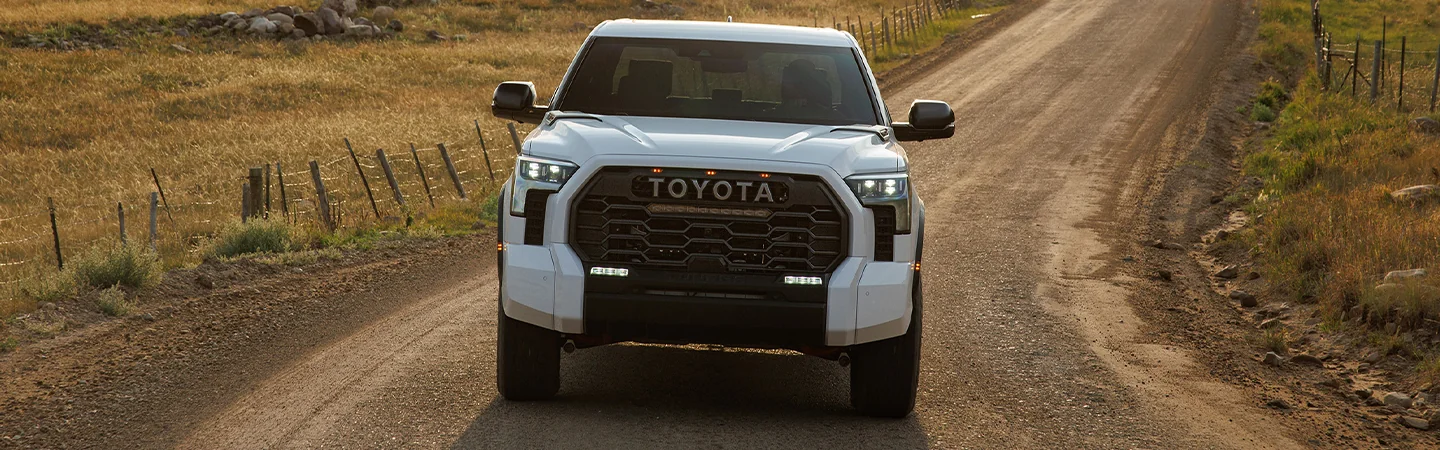white Toyota Tundra