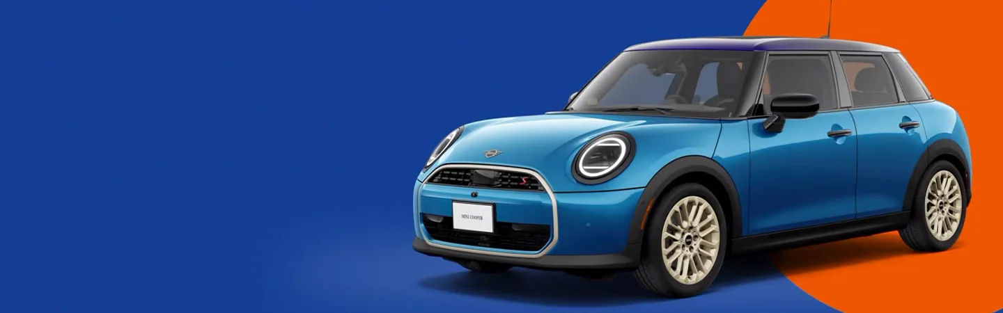 MINI Cooper S blue front view