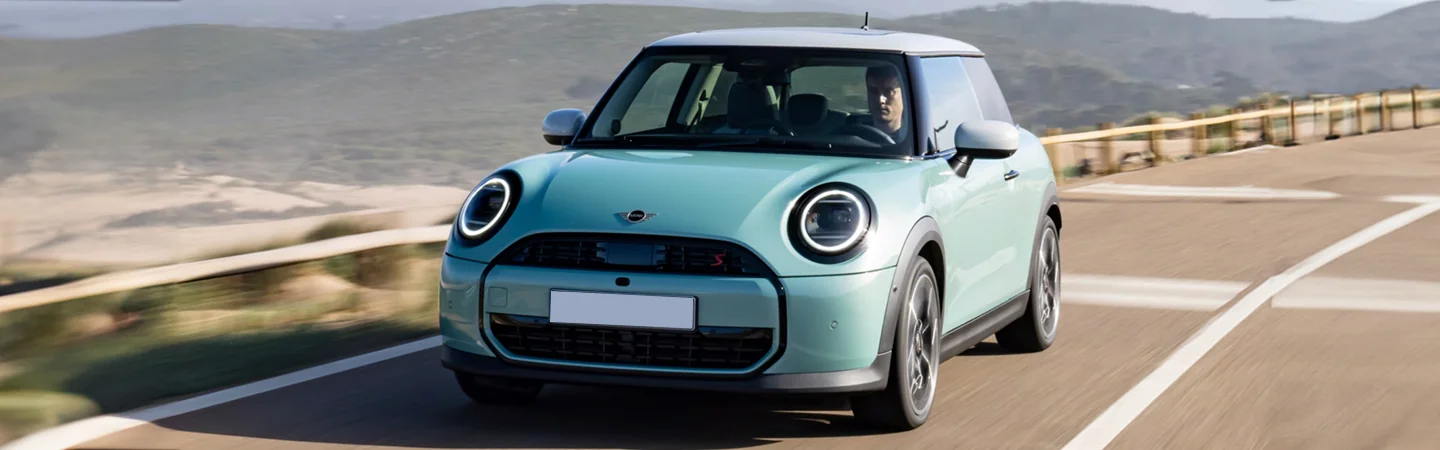 MINI Cooper S front view driving