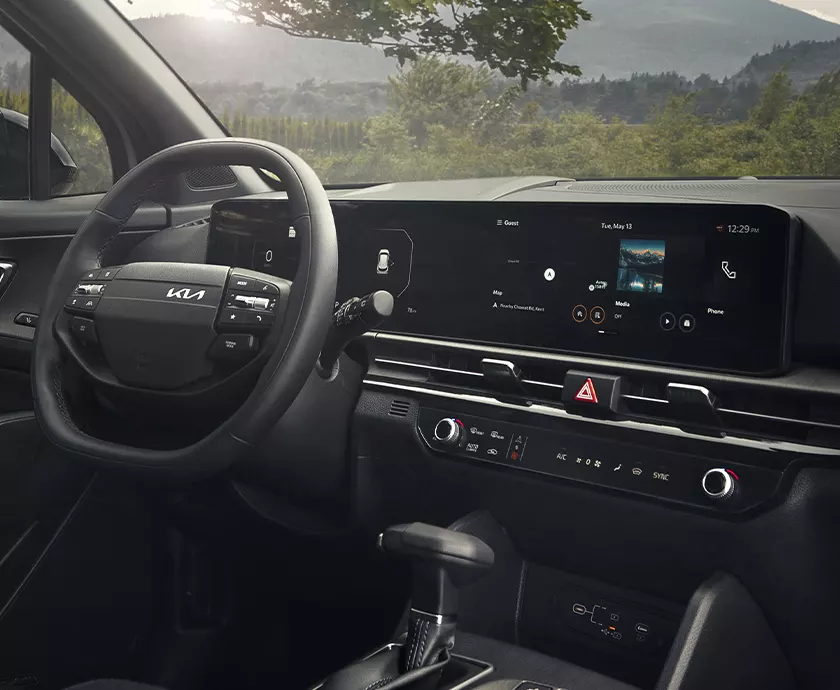 Kia Sportage interior view
