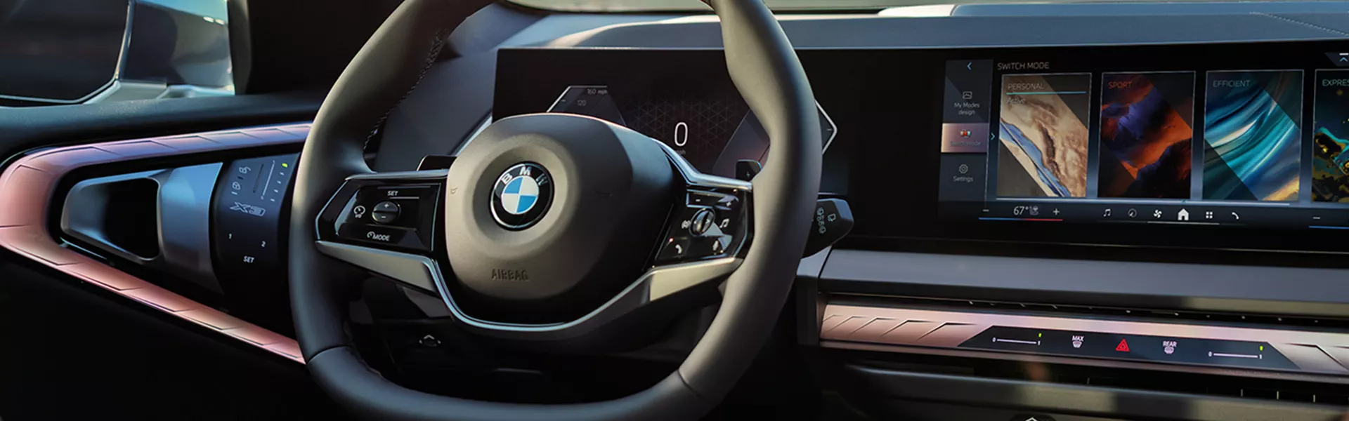 BMW X3 interior view