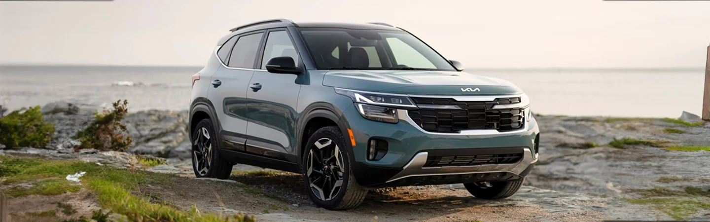 2025 Kia Seltos Specs greycolor frontview