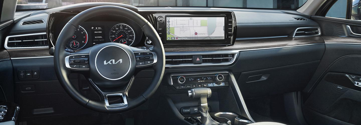 inside dash of K5