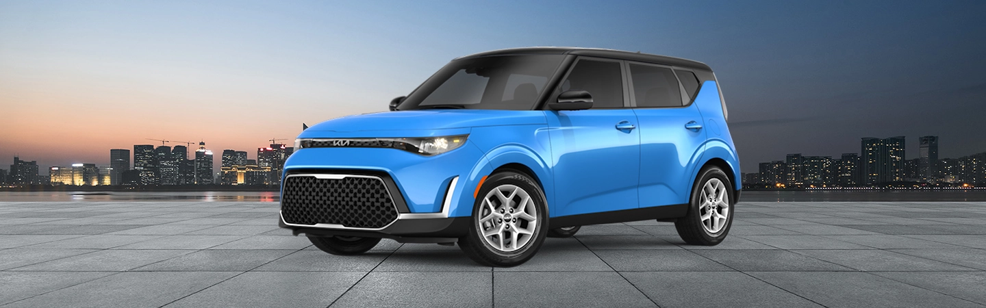 light blue 2025 Kia Soul