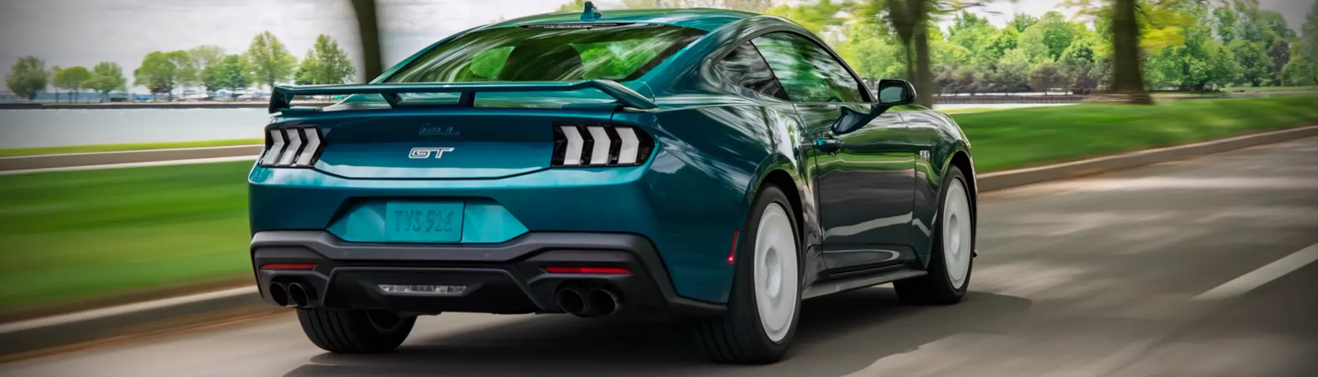 rear of 2026 Ford Mustang EcoBoost Fastback