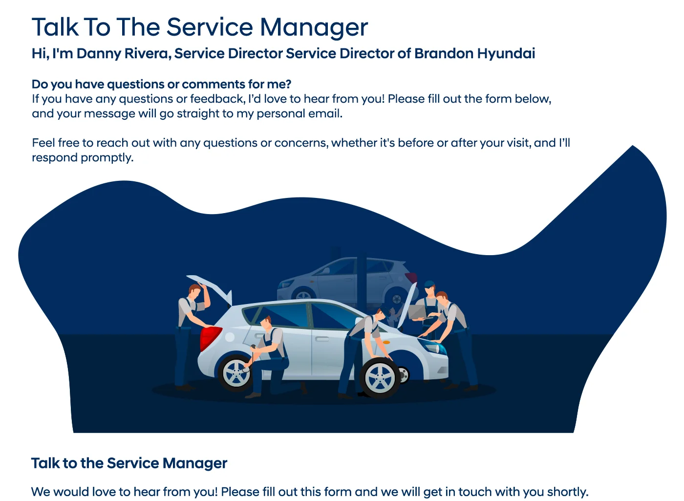 inforgraphic of mechanics working on a car