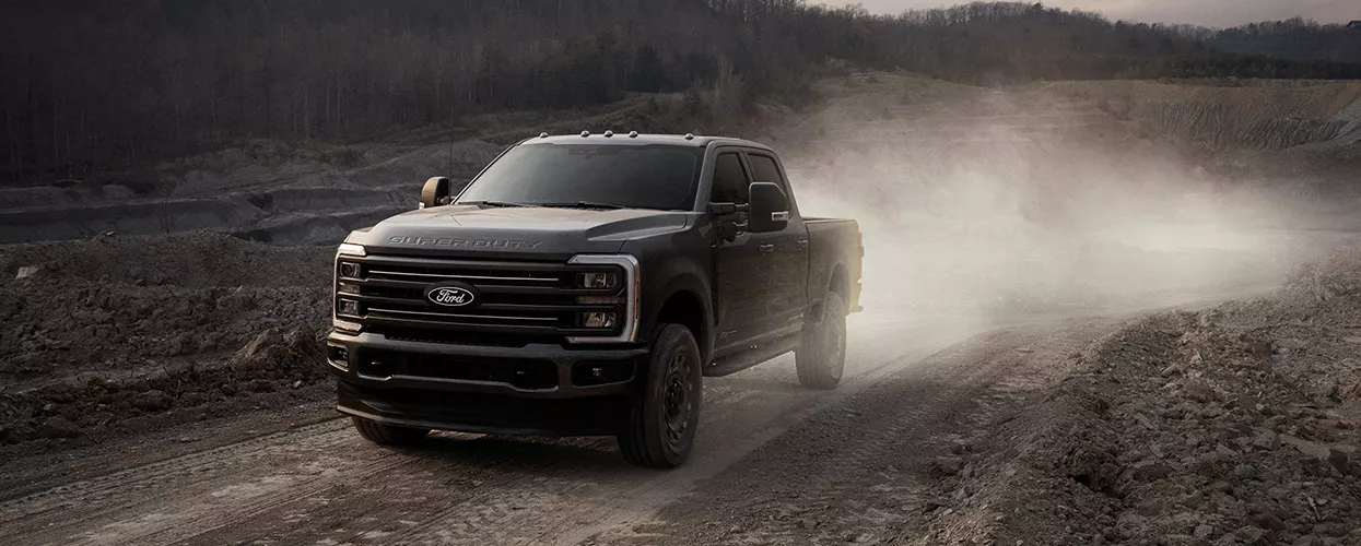 front view of a Ford Truck offroad