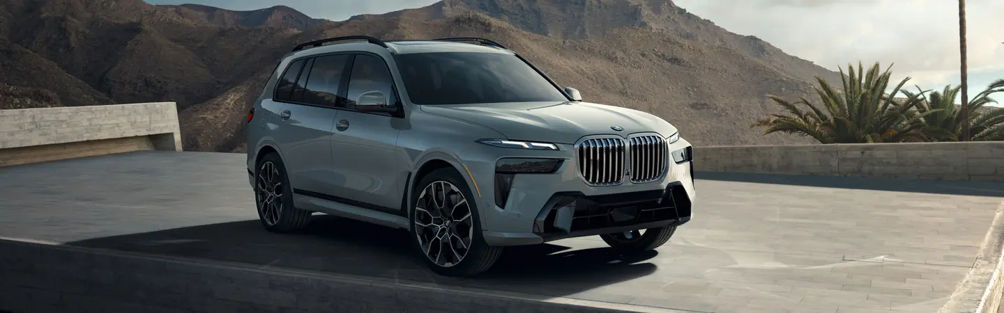 BMW X7 in field