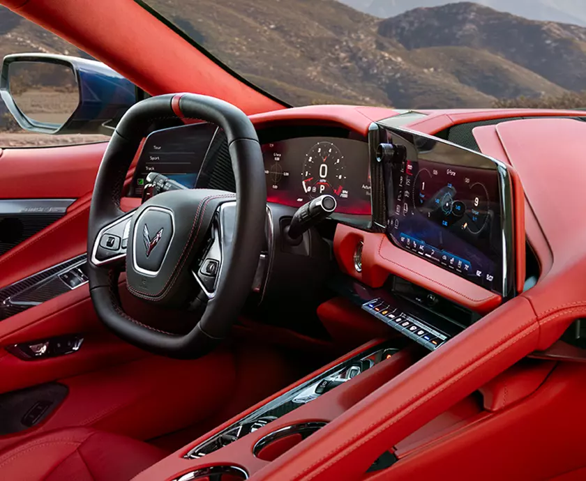 Chevrolet Corvette interior view