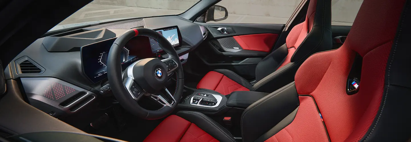 Interior view of the dash tech of a 2025 BMW 2 Series