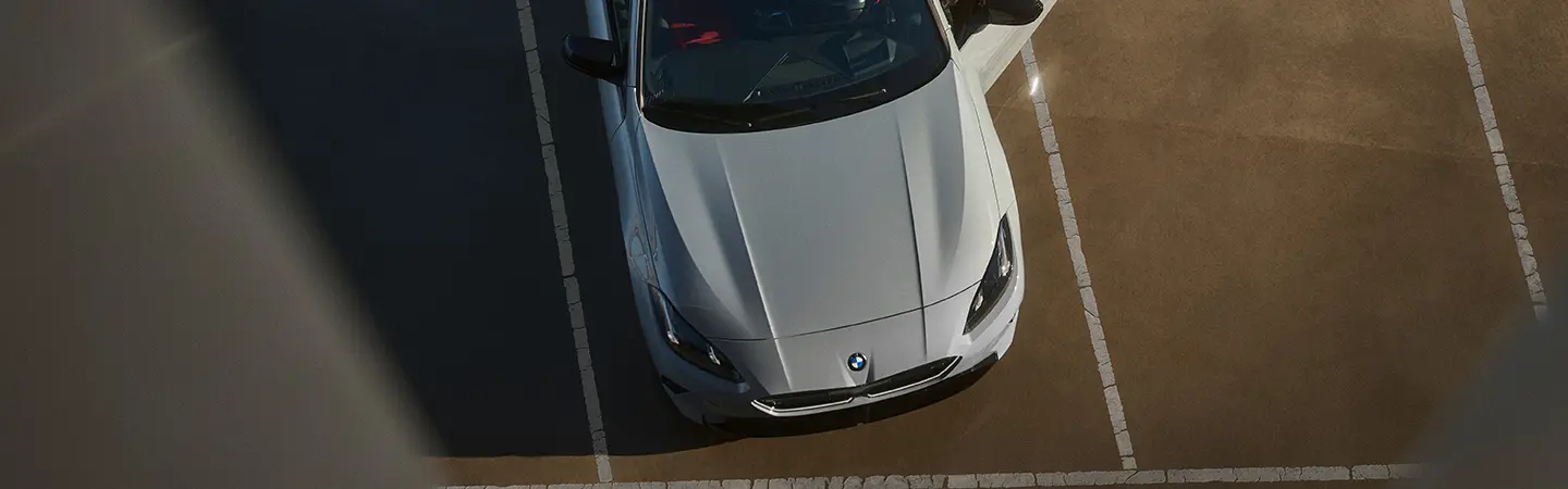 Top view of a red 2025 BMW 2 Series