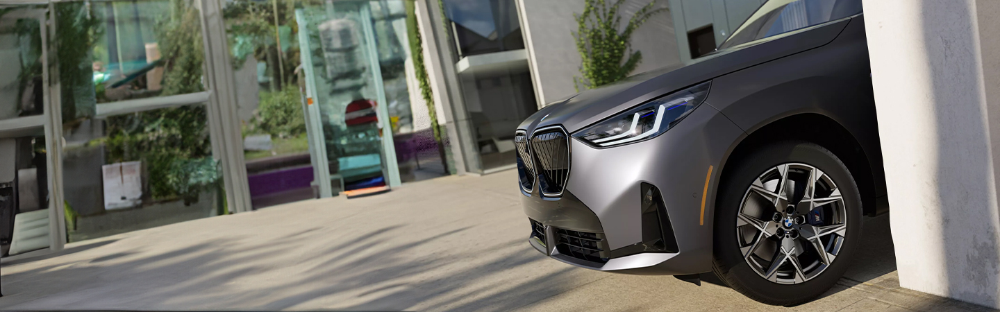 2025 BMW X3 front area coming around corner