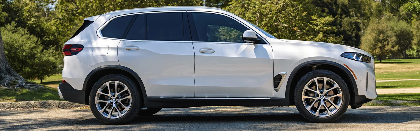 passenger side view of a 2026 BMW X5 M Competition