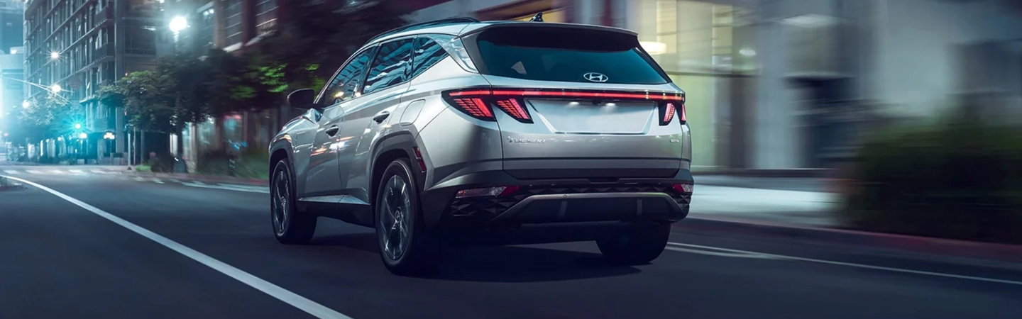 2024 Hyundai Tucson Specs side back in silver colour