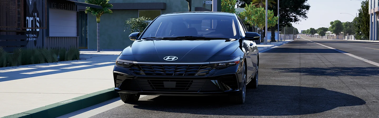front view of a 2025 Hyundai Elantra N-Line