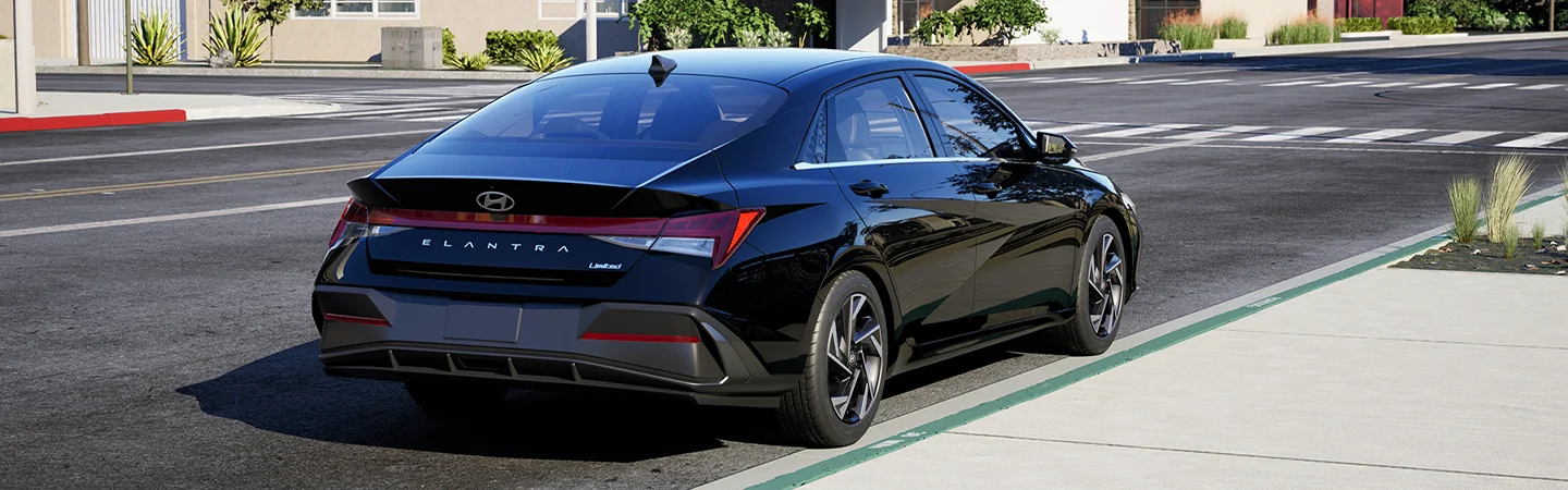 rear view of a 2025 Hyundai Elantra N-Line