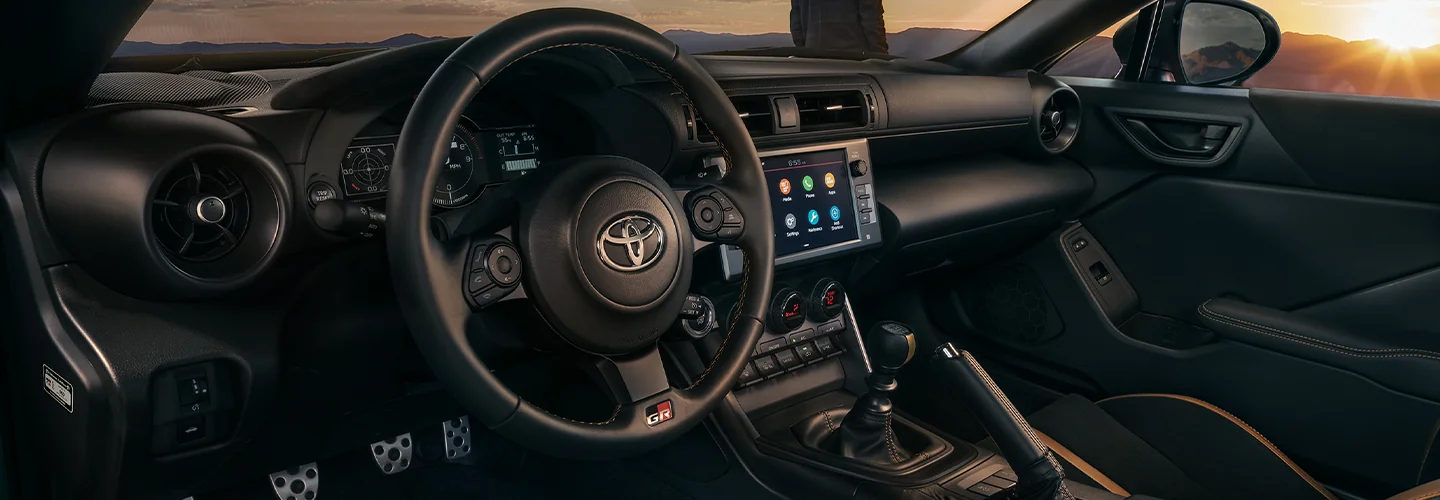 Interior view of 2025 Toyota GR86