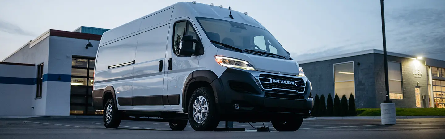 2024 RAM Promaster cargo ready loading up with boxes
