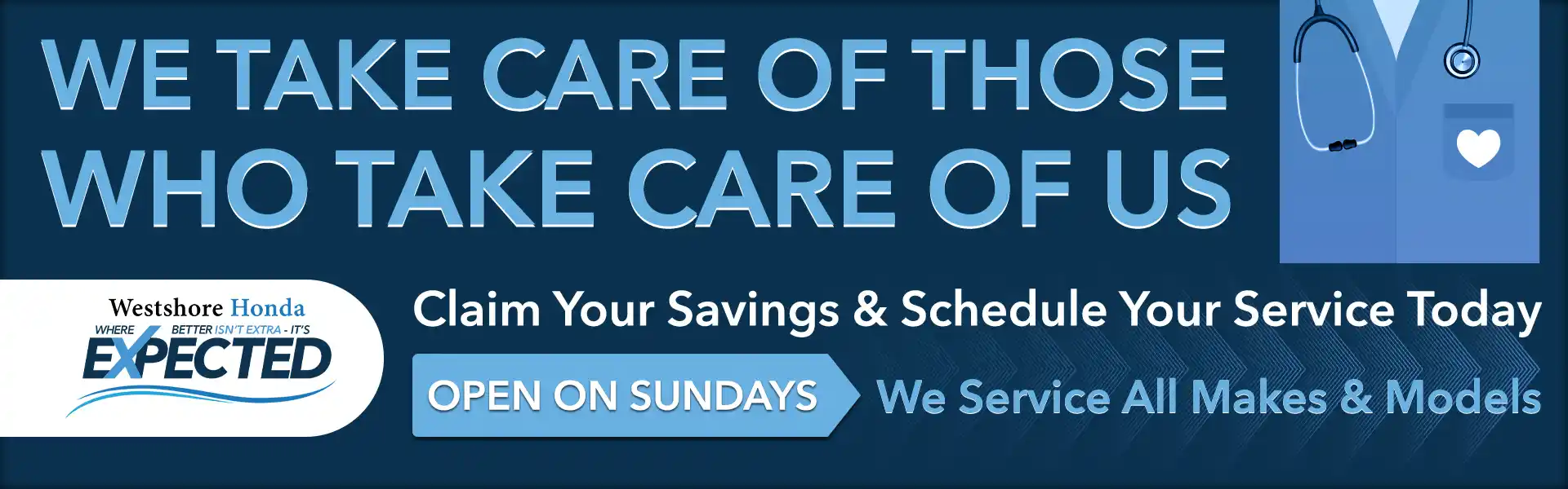 we take care of those who take care of us