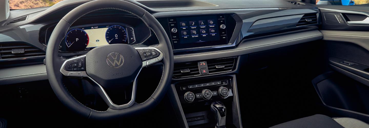 2022 Volkswagen Taos interior dashboard and cabin