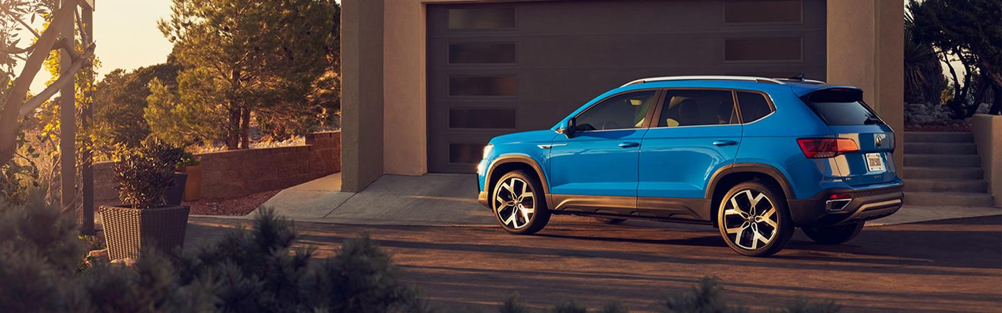 2022 Volkswagen Taos parked in driveway