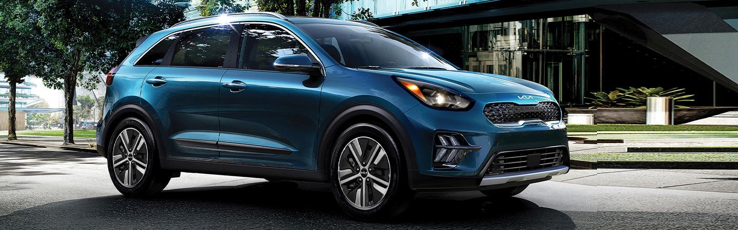 2022 Kia Niro Hybrid parked in city