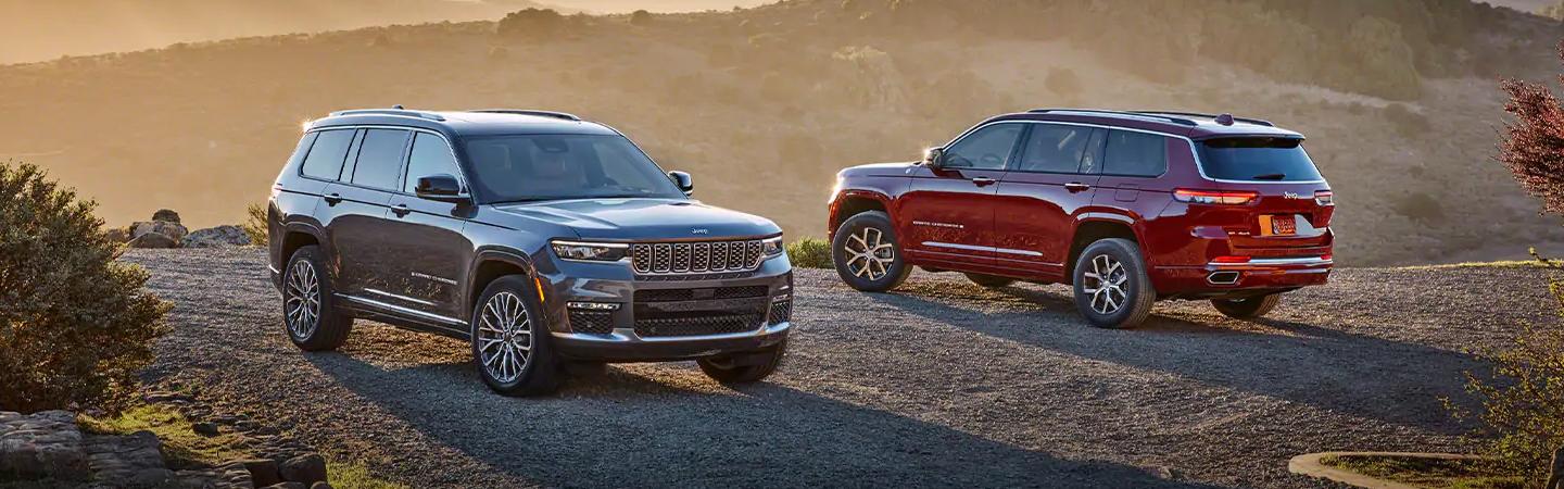 Two Jeep Grand Cherokee L side by side