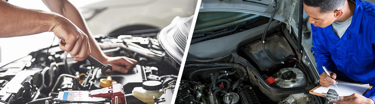 Comparison view of two different services offered at Spitzer Chevrolet Northfield