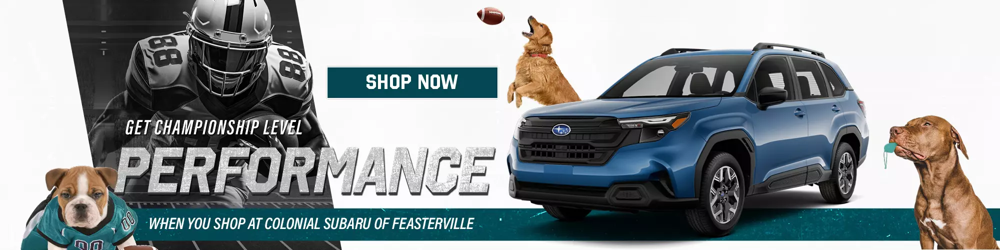 Get championship level performance when you shop at Colonial Subaru of Feasterville