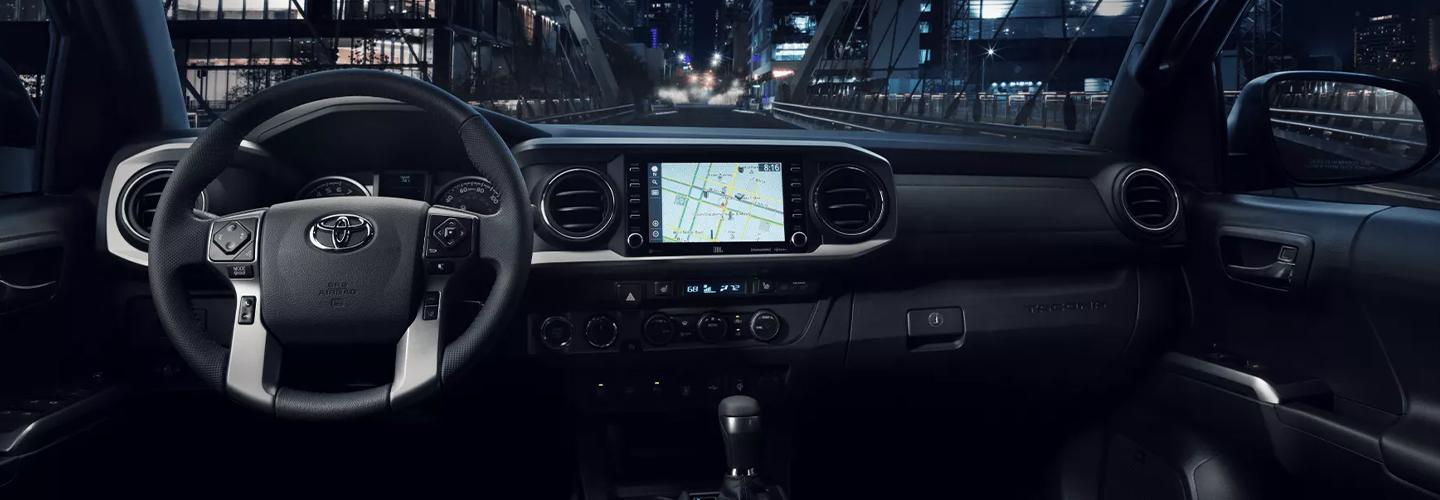 interior Toyota tacoma dashboard