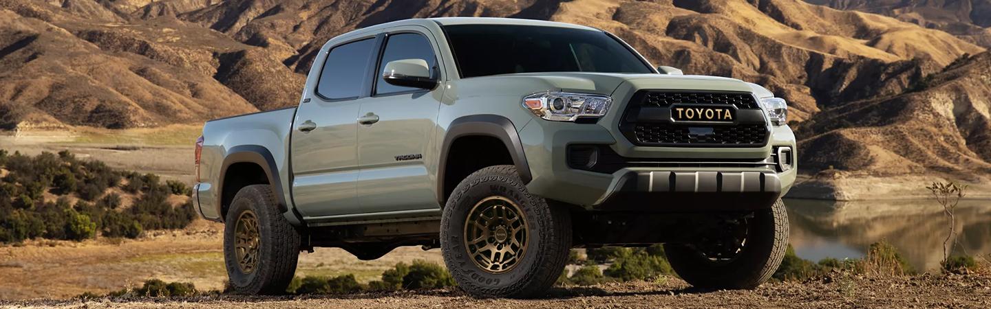 gray Toyota tacoma