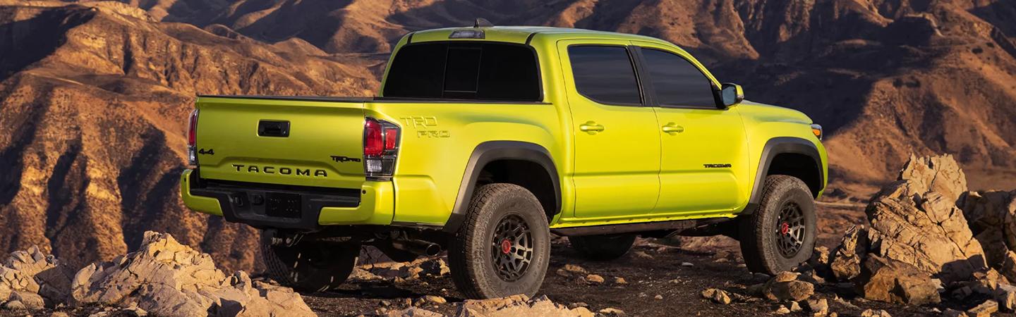 chartreuse Toyota Tacoma