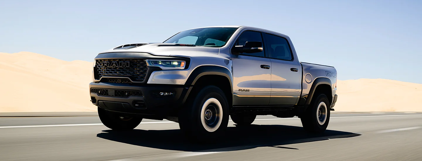 2025 RAM 1500 Pickup Truck on sand hill