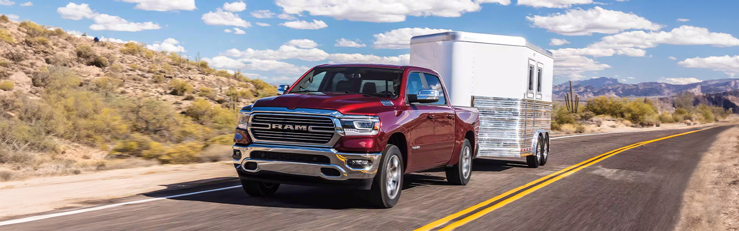 2024 RAM 1500 Specs red frontview