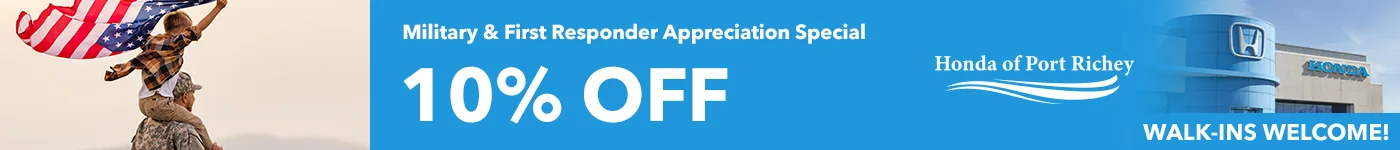 Military & First Responder Appreciation Special 10% Off
