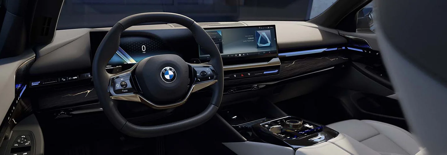 2025 BMW 5 Series inside