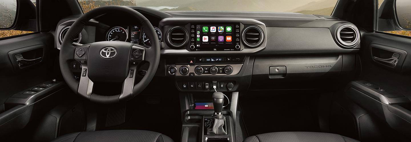 2021 Toyota Tacoma front dashboard